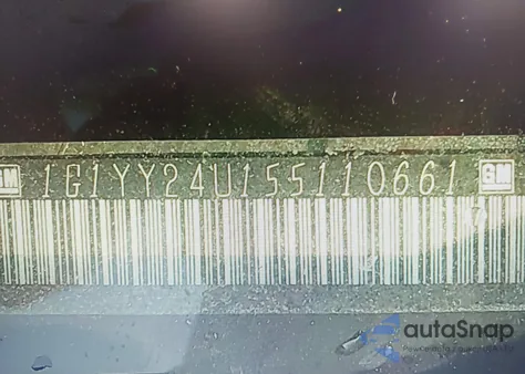 2005 Chevrolet Corvette from USA, damaged, VIN 1G1YY24U155110661